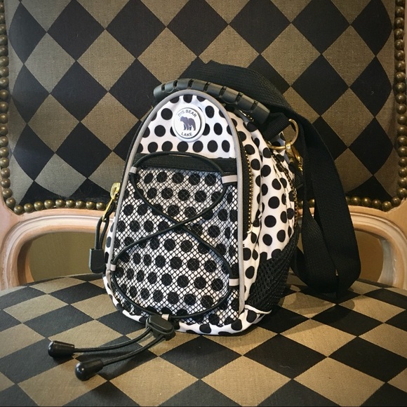 Handbags - NWOT Polka Dot Mini Backpack Purse